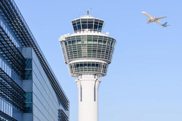 Abflugsterminal am Flughafen