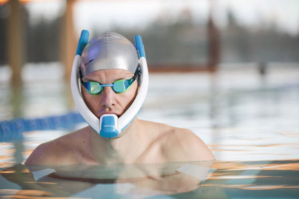 Christian Tröger mit Taucherbrille